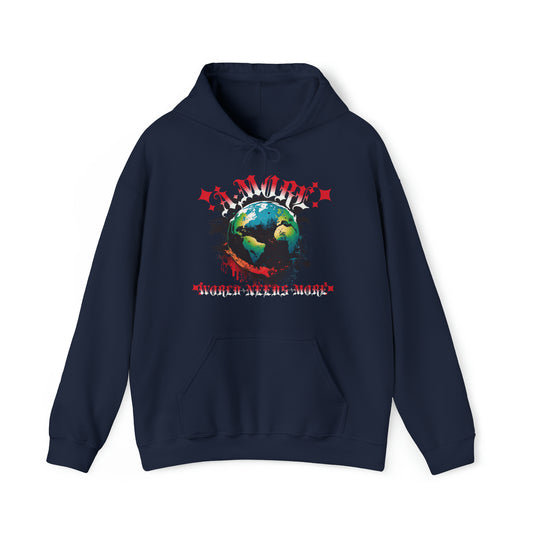 A'more 'The world is Yours' Unisex Heavy Blend™ Hooded Sweatshirt